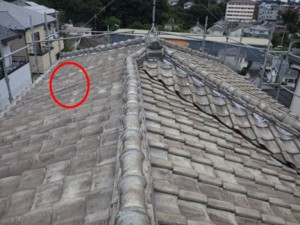 屋根からの雨漏り