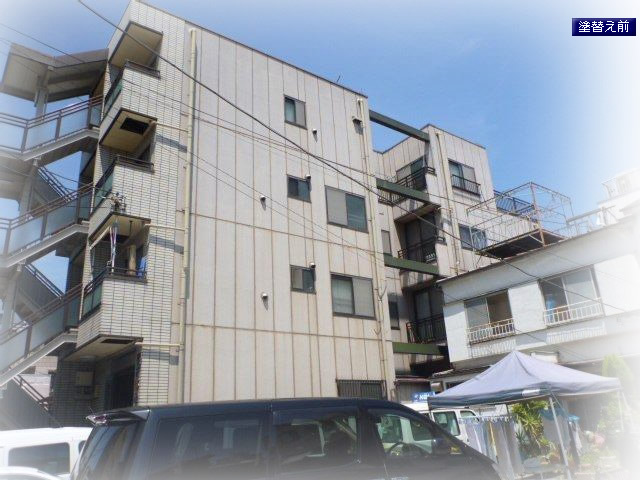 戸建外壁色塗替前写真