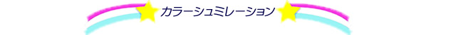 カラーシミュレーション例