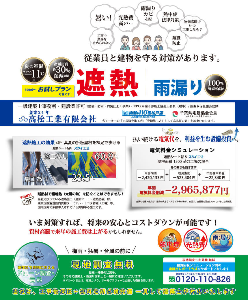 サーモバリア　千葉松戸市